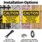 Signmission Fire Regulations Demand That This Space Be Kept Clear At All Times, 10 in W x Rectangle, Plastic OS-2PACK-CS-P-710-L-19165 - alternate 8